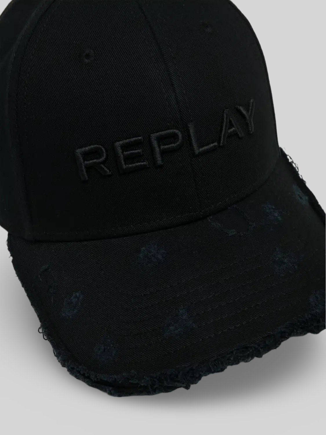 REPLAY USED EFFECT CAP BLACK - Switch On Africa