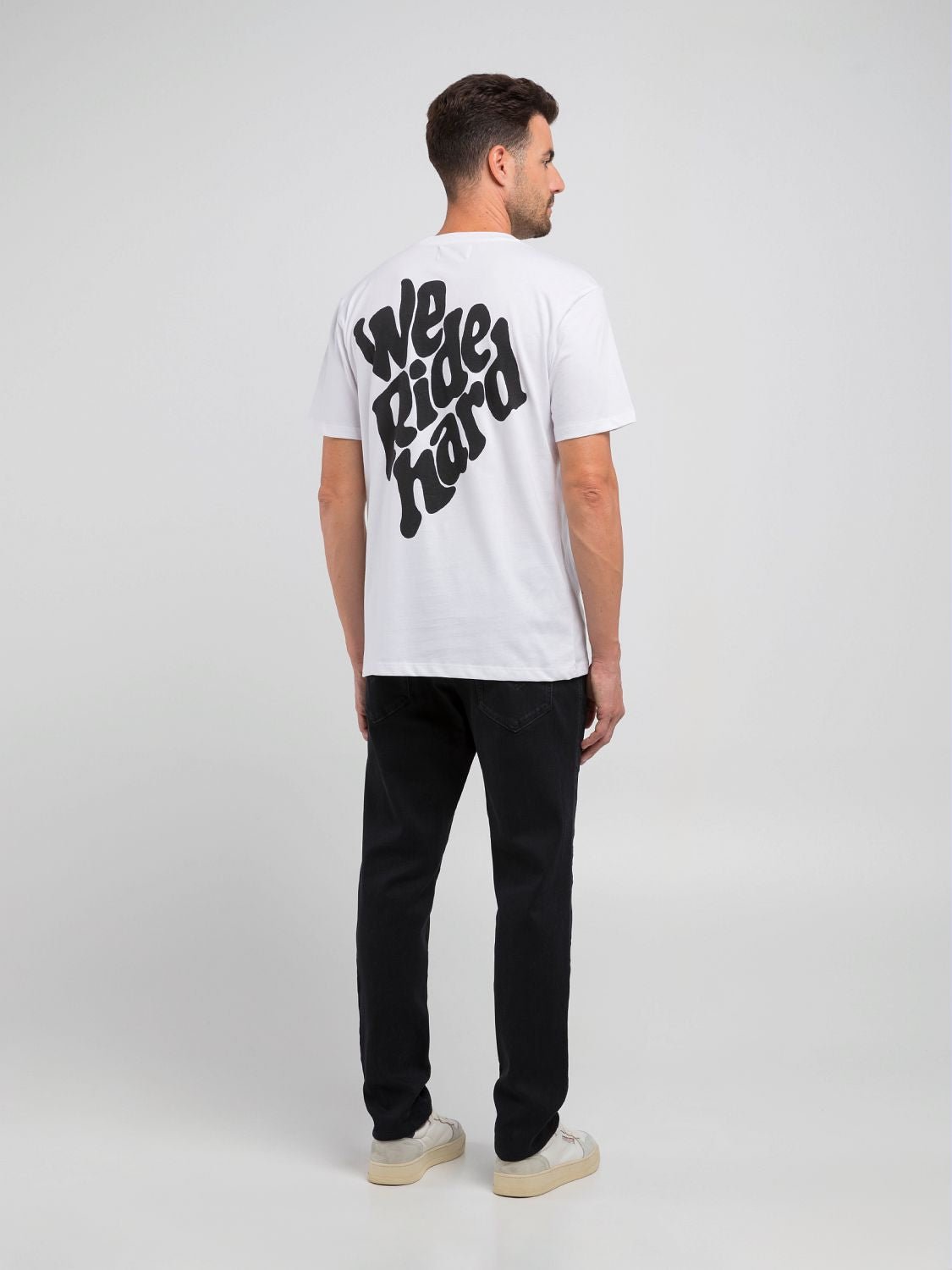 Replay WRH Tee White - Switch On Africa