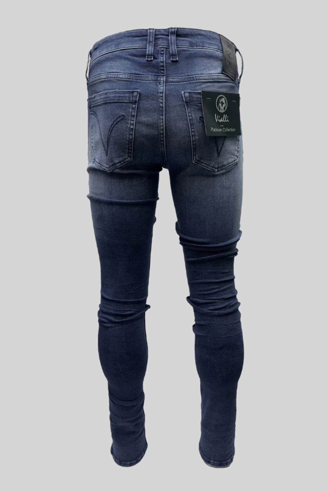 Vialli Jocalate Skinny Fit Jeans Blue - Switch On Africa