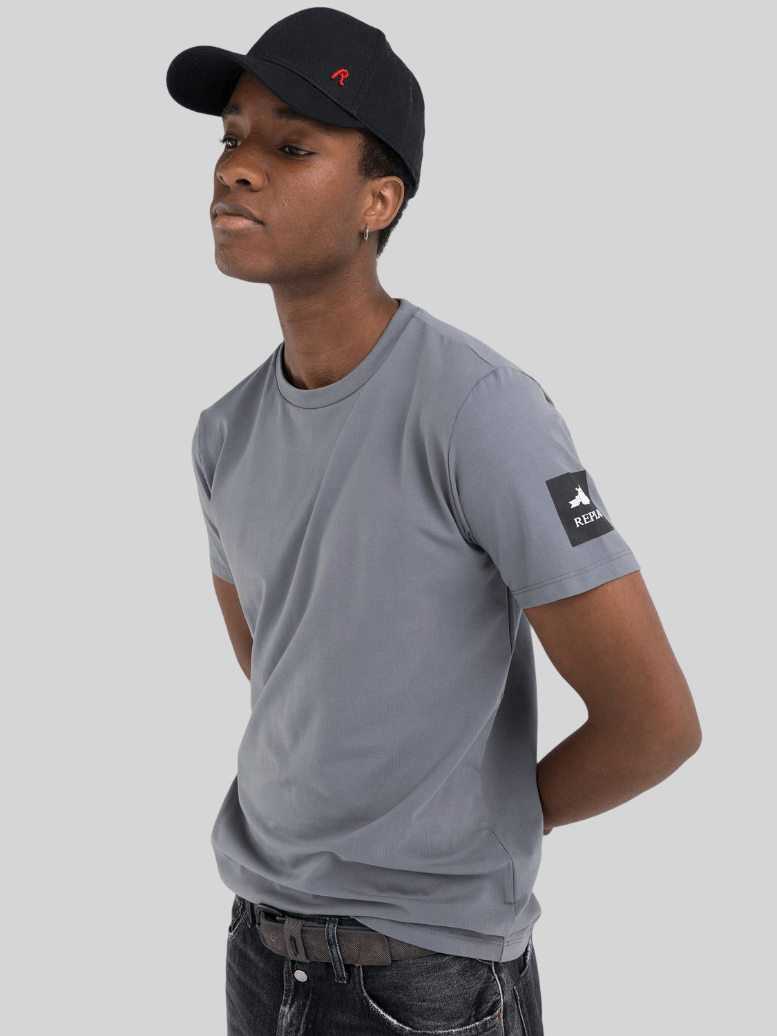 Archival Logo Lead Grey T-Shirt - Switch On Africa