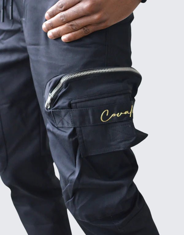 Covali Cargo Pants Black - Switch On Africa