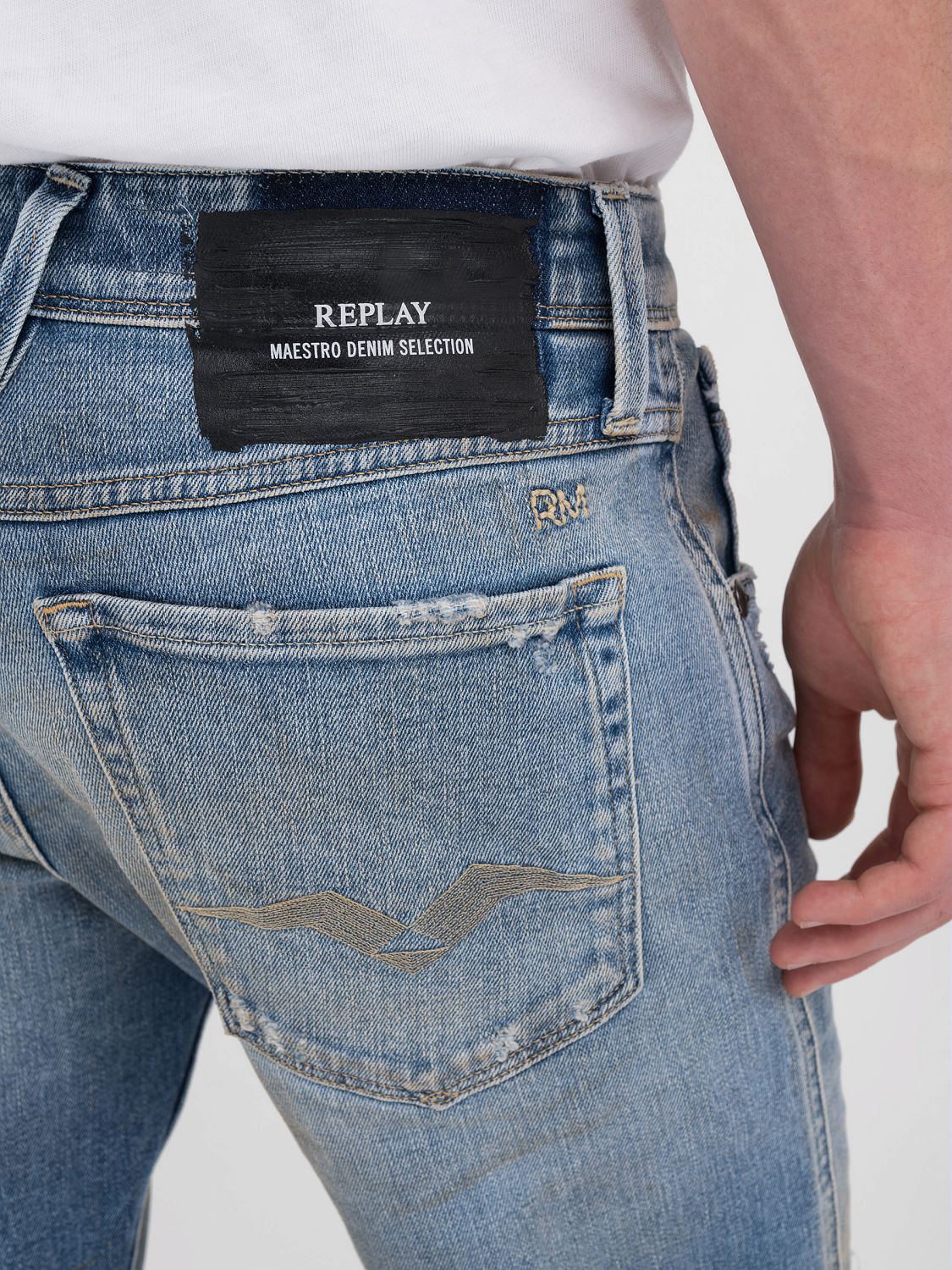 Replay Maestro Select Jean Medium Blue - Switch On Africa