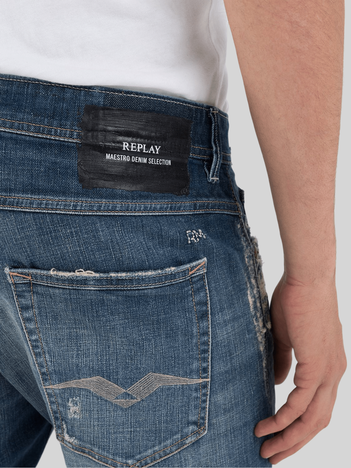 Replay Superior Willbi Medium Blue Jean - Switch On Africa
