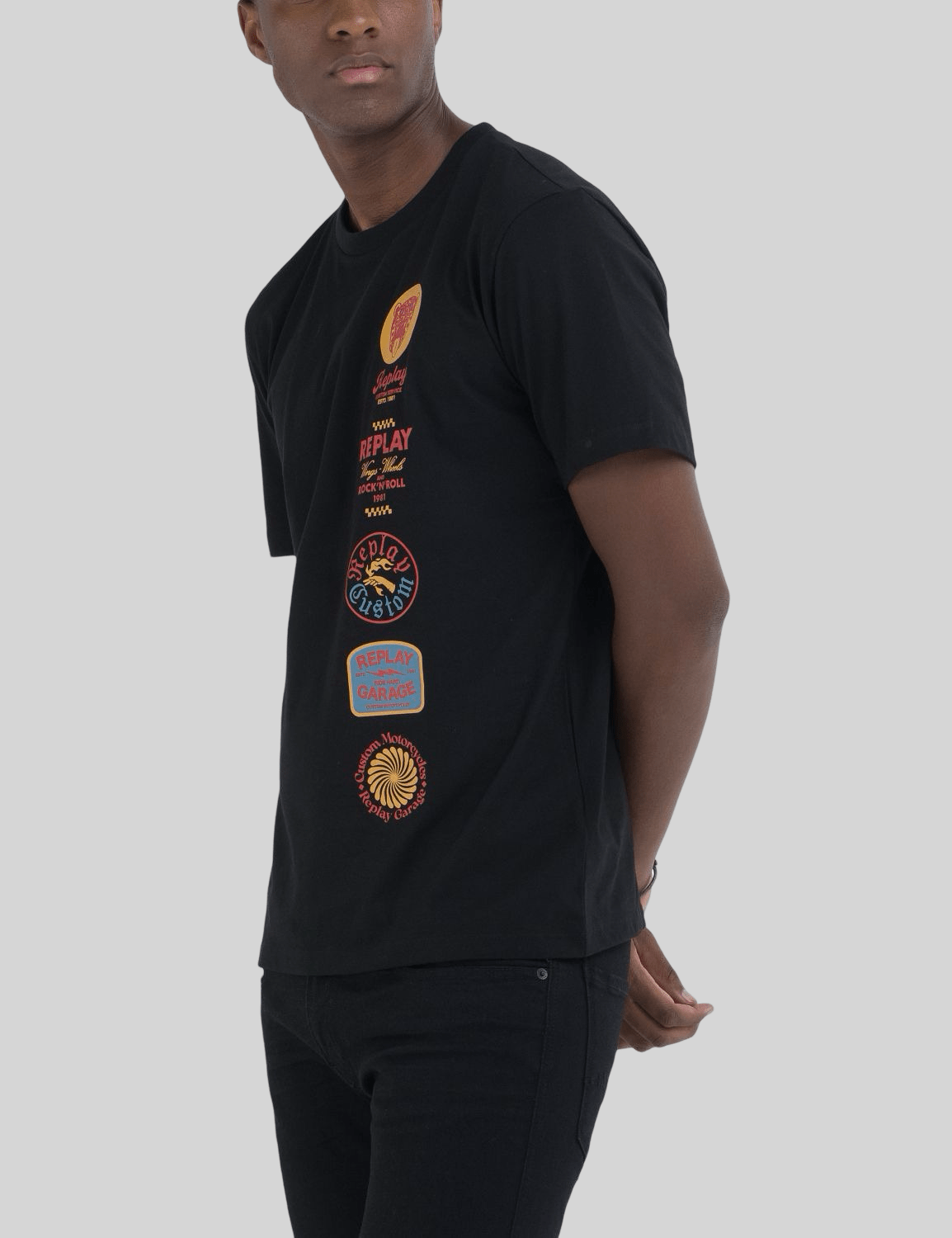 Rock'N'Roll T-Shirt Black - Switch On Africa