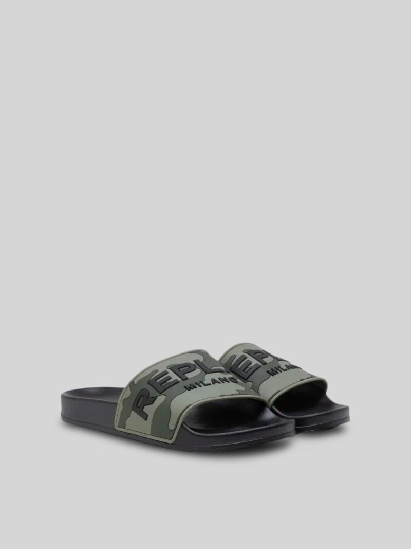 UP RUBBER CAMO SLIPPERS - Switch On Africa